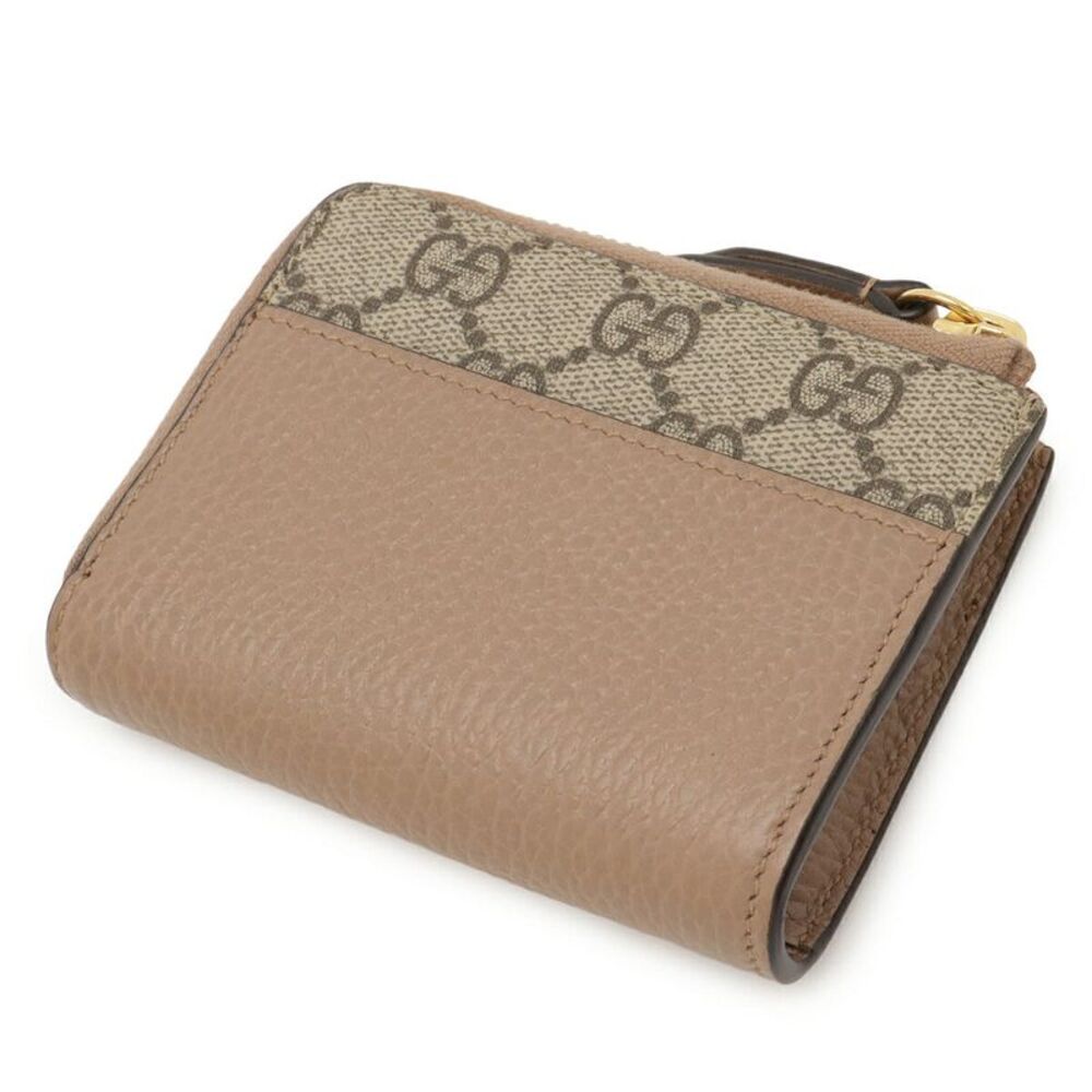 Gucci GG Marmont Compact Wallet Beige - Picture 2 of 8